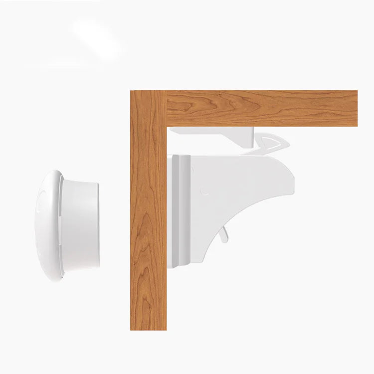 Hidden Magnetic Cabinet Safety Locks (8-Pack) – No-Drill Baby Proofing Latches for Cabinets & Drawers, Childproof Invisible Locks for Kitchen, Bathroom & Furniture