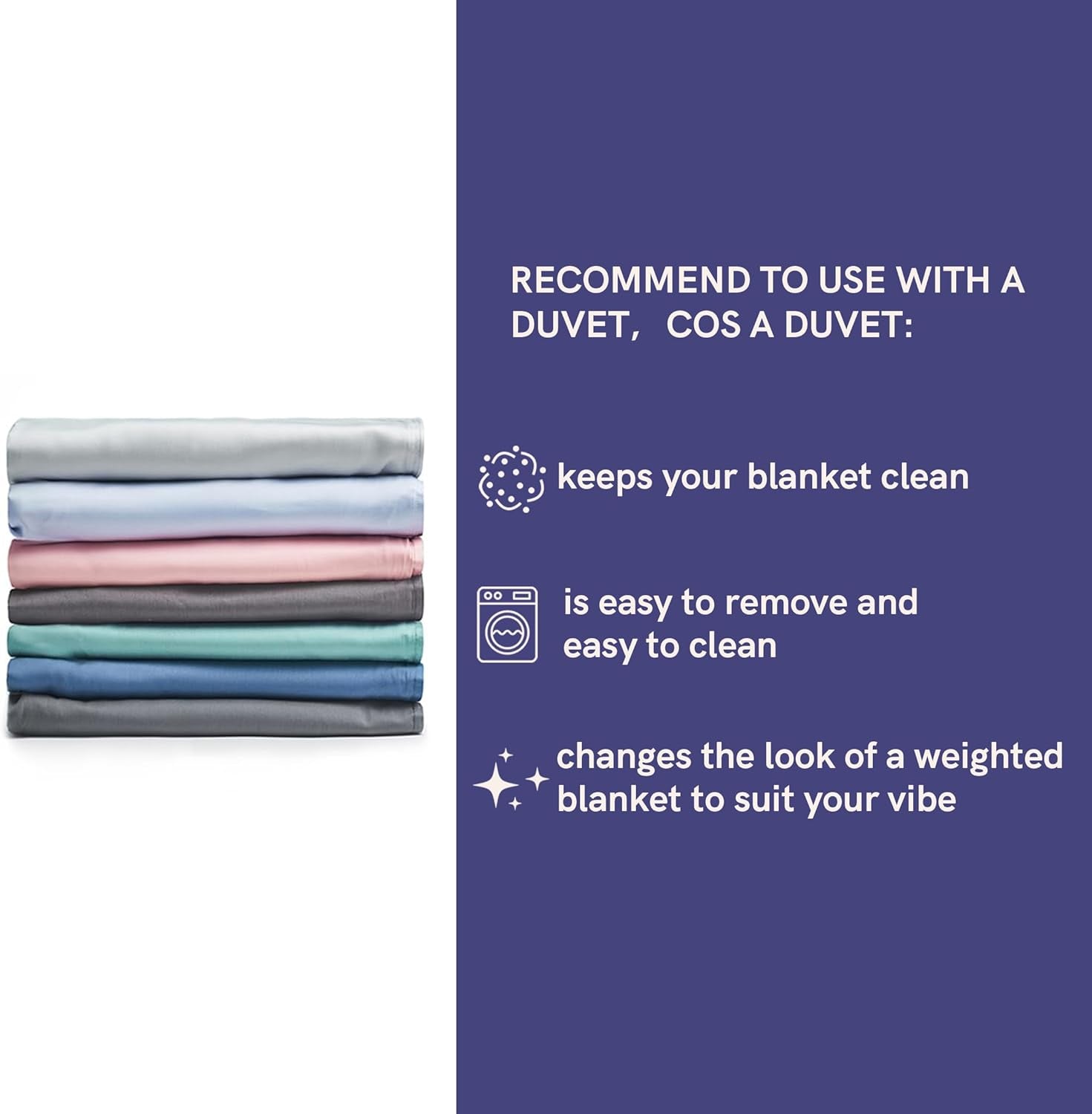 Exclusive 15Lbs Weighted Blanket, Bed Blanket for One Person of 140Lbs, Ideal for on Queen/King Bed (Dark Grey, 60"X80" 15Lbs)